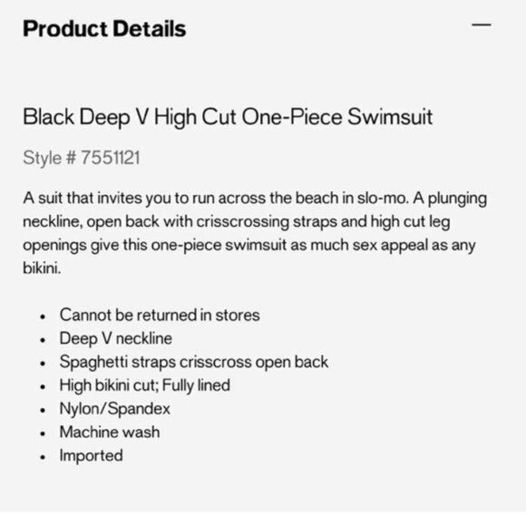 Express Deep V Neck one-piece Swimsuit Women's Size Small New with Tags Super Se - Picture 4 of 5